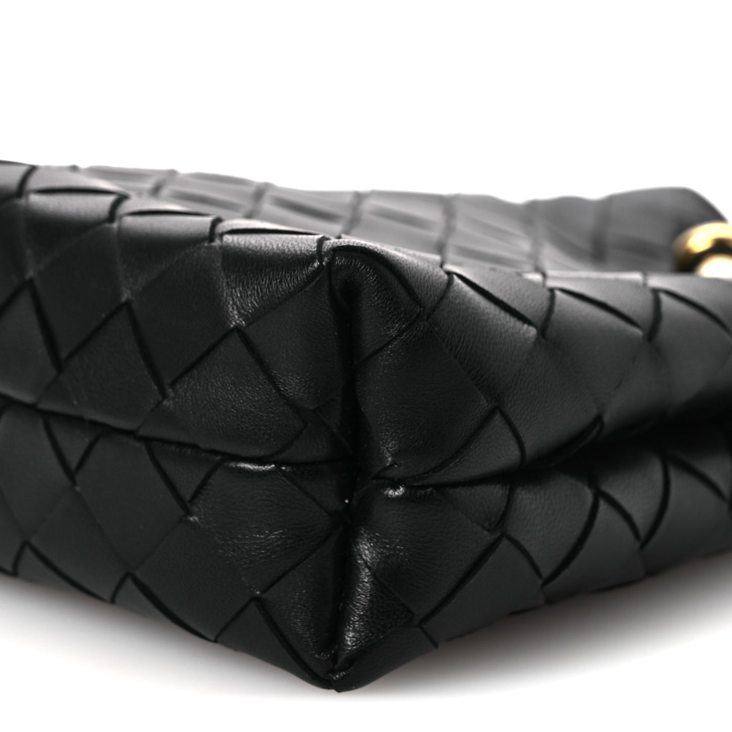 Nappa Intrecciato Andiamo Phone Pouch Black