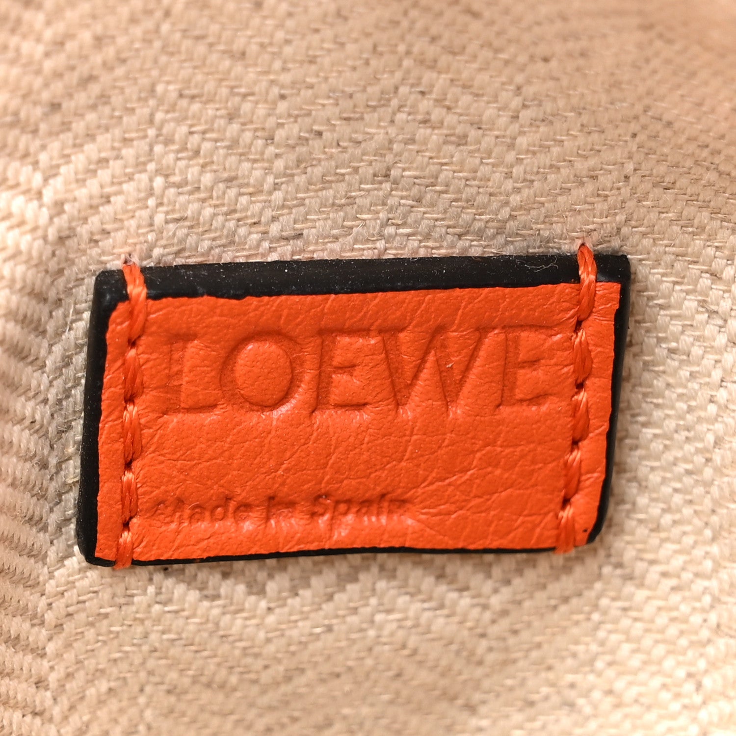 Loewe Calfskin Mini Puzzle Bag Orange 6 of 12