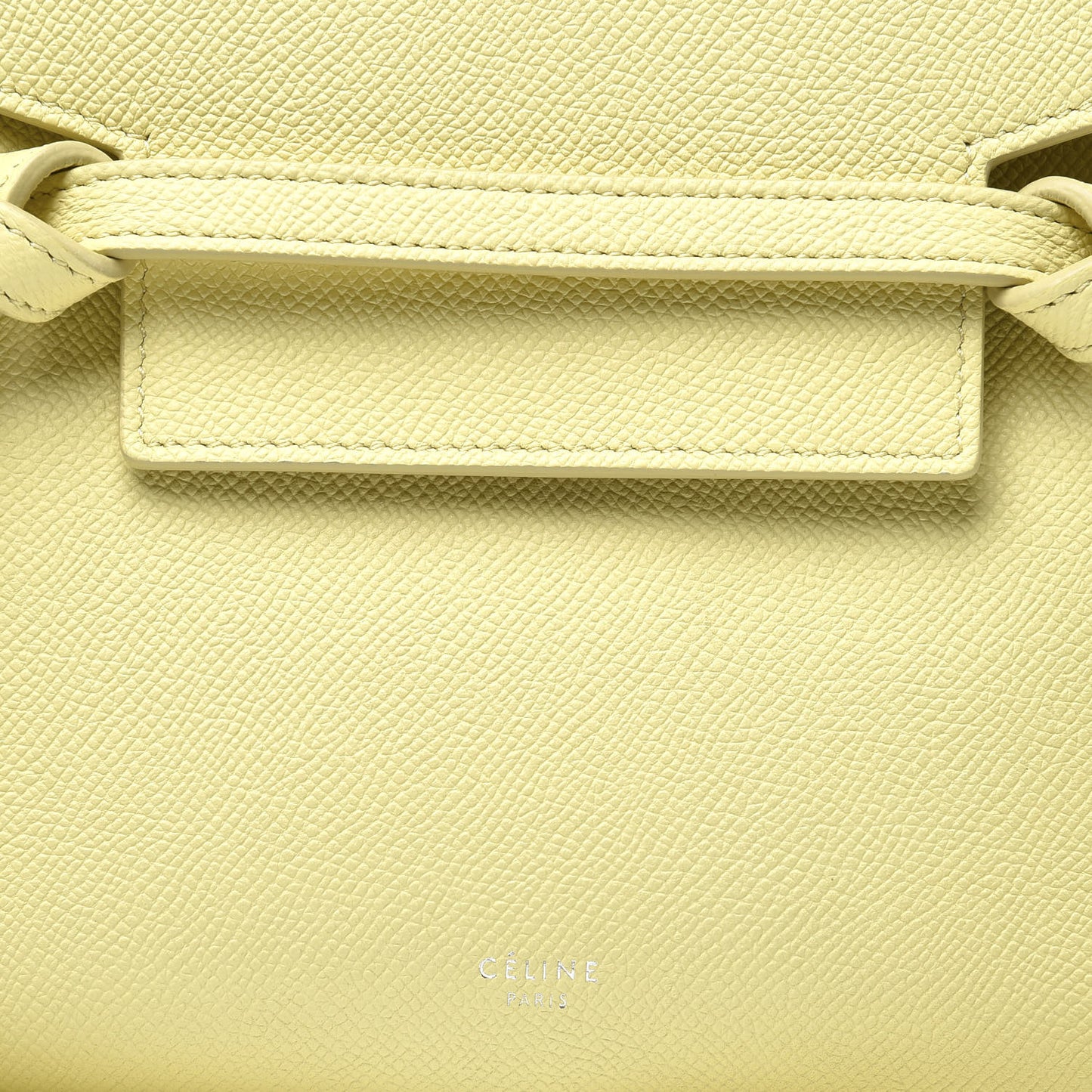 Grained Calfskin Nano Belt Bag Citrus