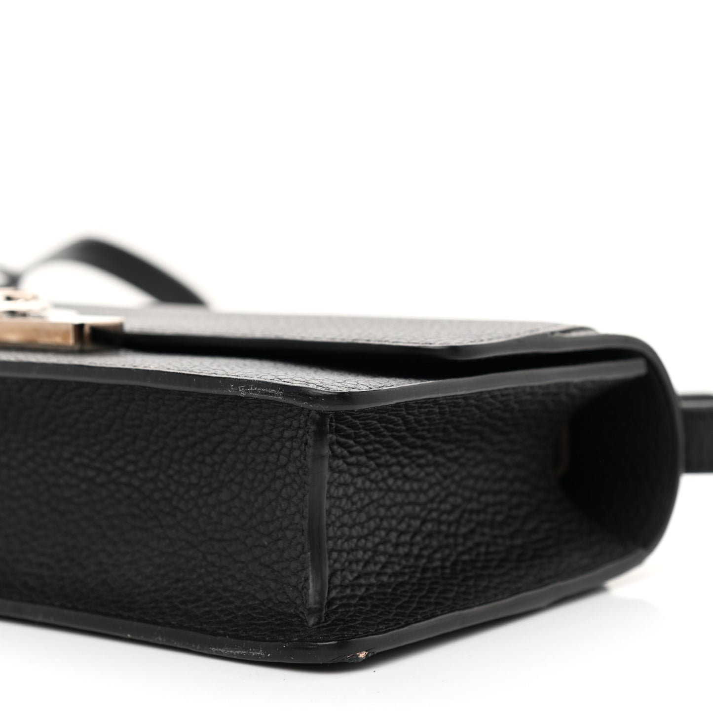 Taurillon Blush Rejane Clutch 26 Black