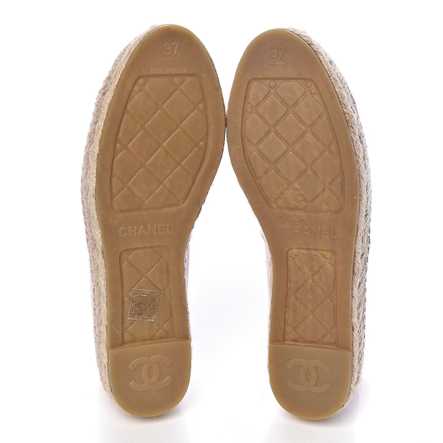 Chanel Patent CC Espadrilles 37 Pink 5 of 11