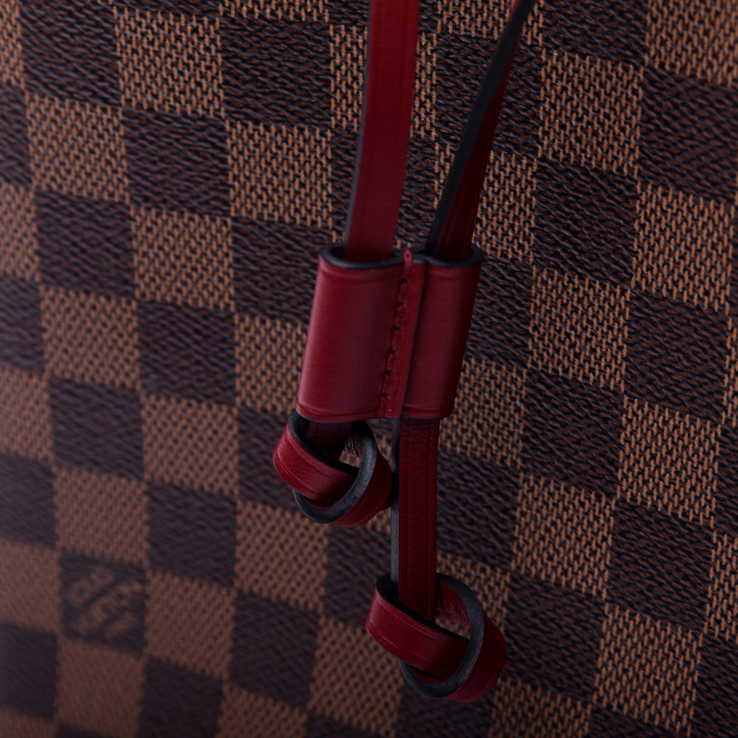 Damier Ebene Neonoe MM Cherry Berry
