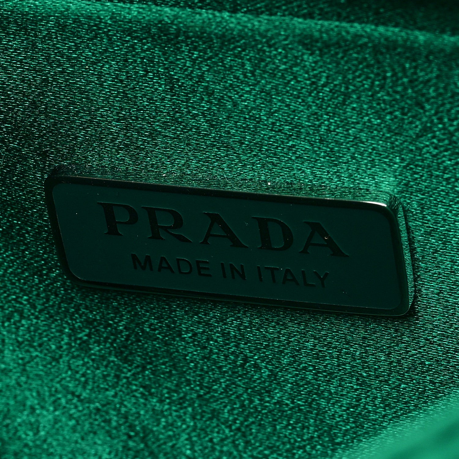 Prada Satin Crystal Cleo Adjustable Strap Shoulder Bag Mango 6 of 9