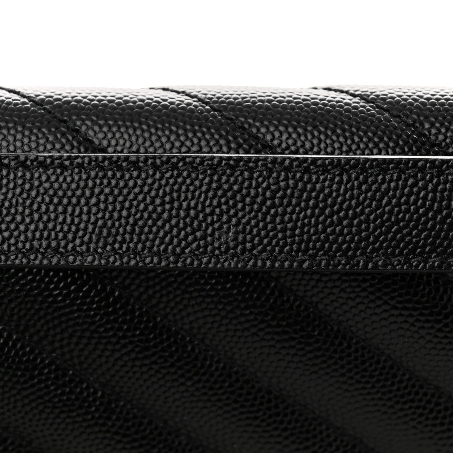 Saint Laurent Grain De Poudre Textured Mixed Matelasse Large Triquilt Monogram Satchel Black 14 of 15