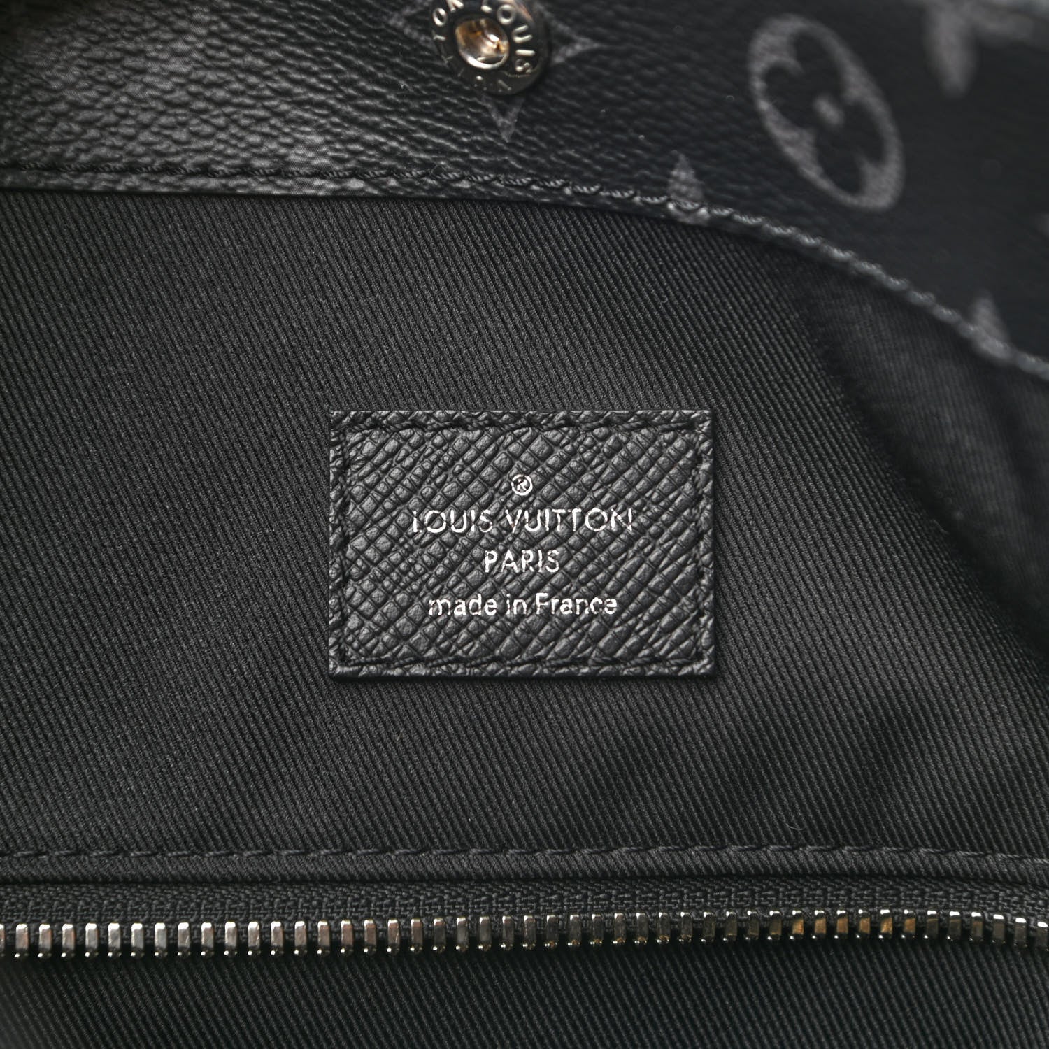Louis Vuitton Taiga Monogram Eclipse Outdoor Tote Black 6 of 10