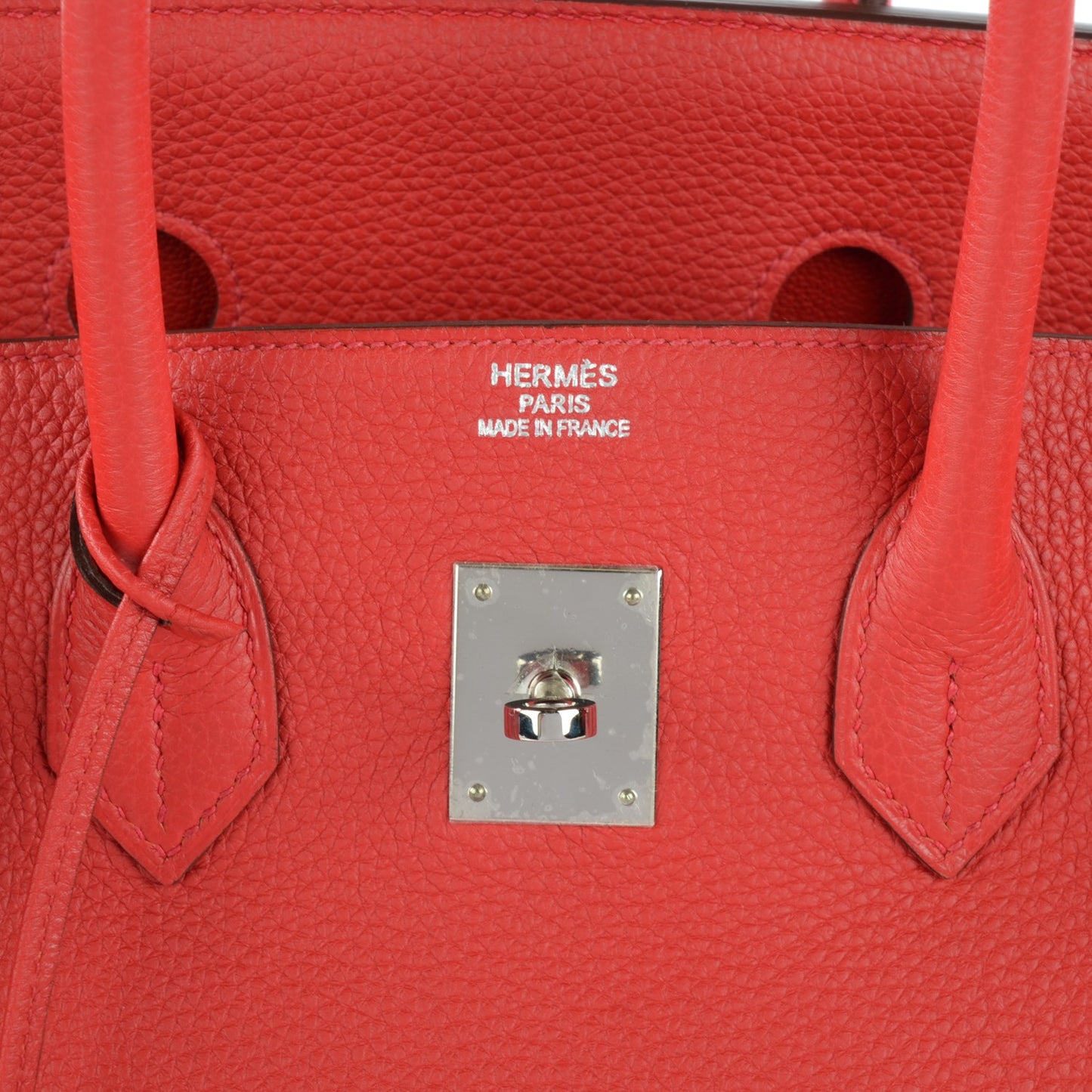 Togo Birkin 35 Rouge Casaque