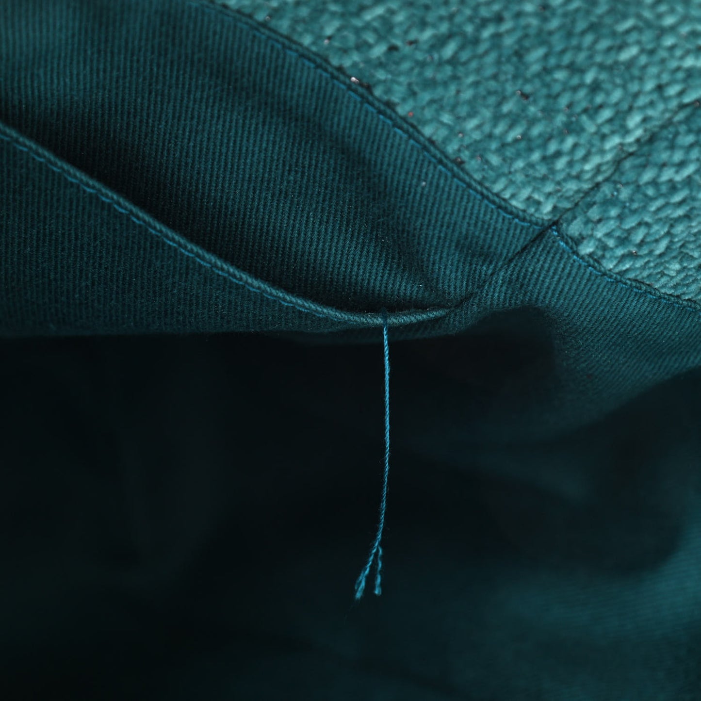 Lurex Boucle Small Deauville Tote Turquoise