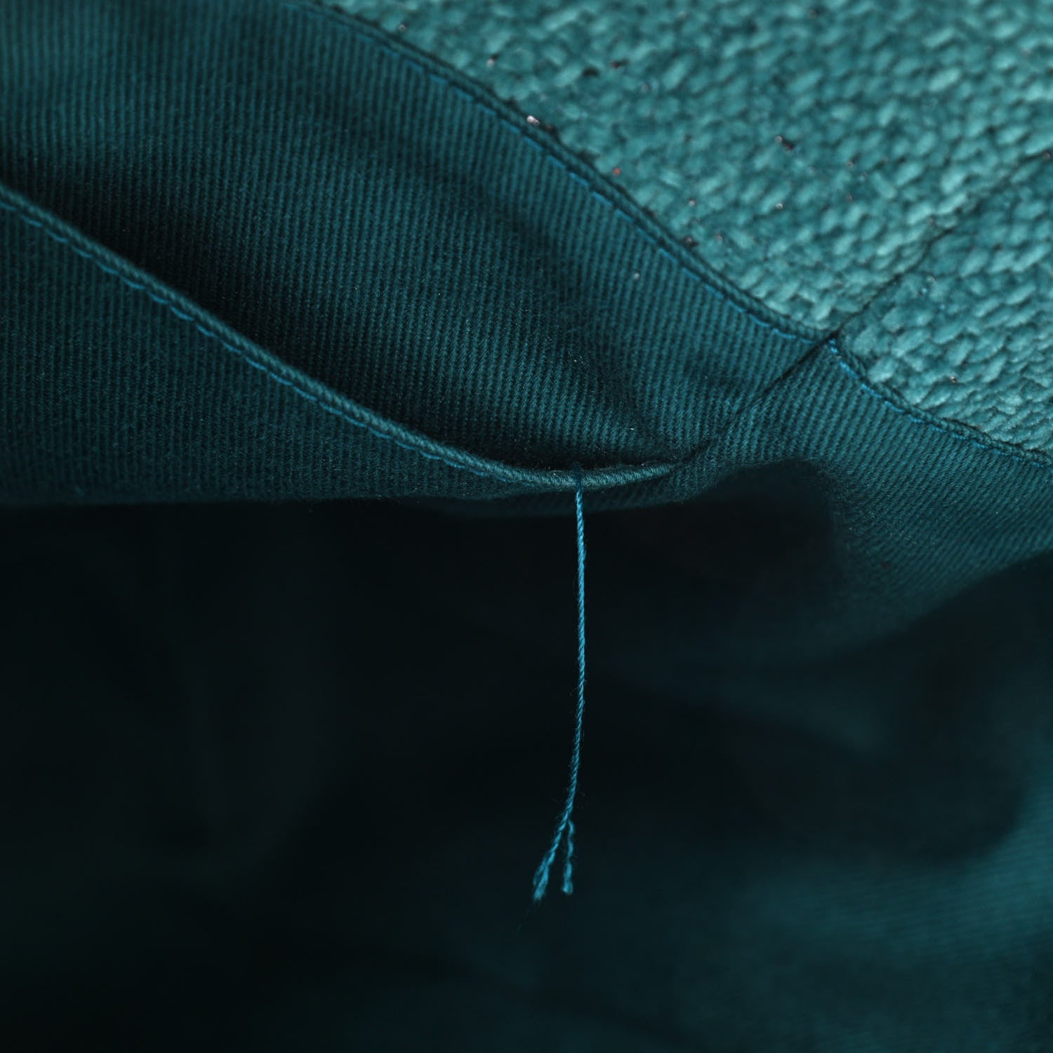 Chanel Lurex Boucle Small Deauville Tote Turquoise 6 of 12