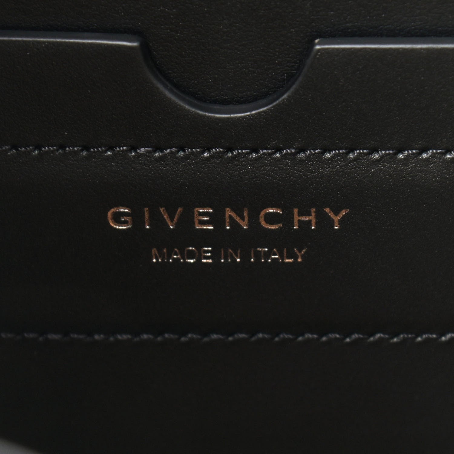 Givenchy Crocodile Embossed Calfskin Medium ID Flap Black 6 of 10