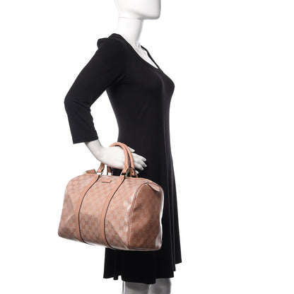 Gucci Crystal Monogram Joy Medium Boston Pink 2 of 10