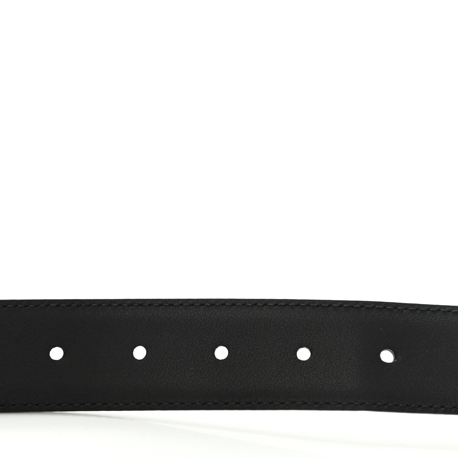 Gucci Calfskin Snake Belt 80 32 Black 4 of 9
