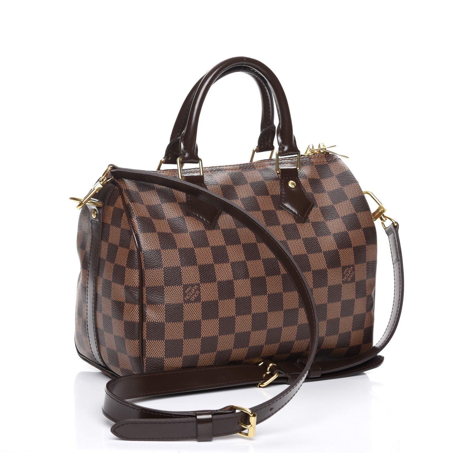 Louis Vuitton Damier Ebene Speedy Bandouliere 25 4 of 9