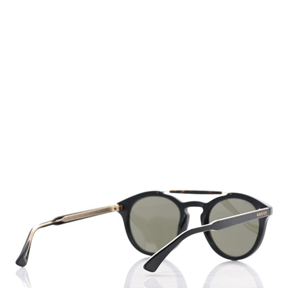 Gucci Round Avana Sunglasses GG0124SA Black Tortoise 4 of 9