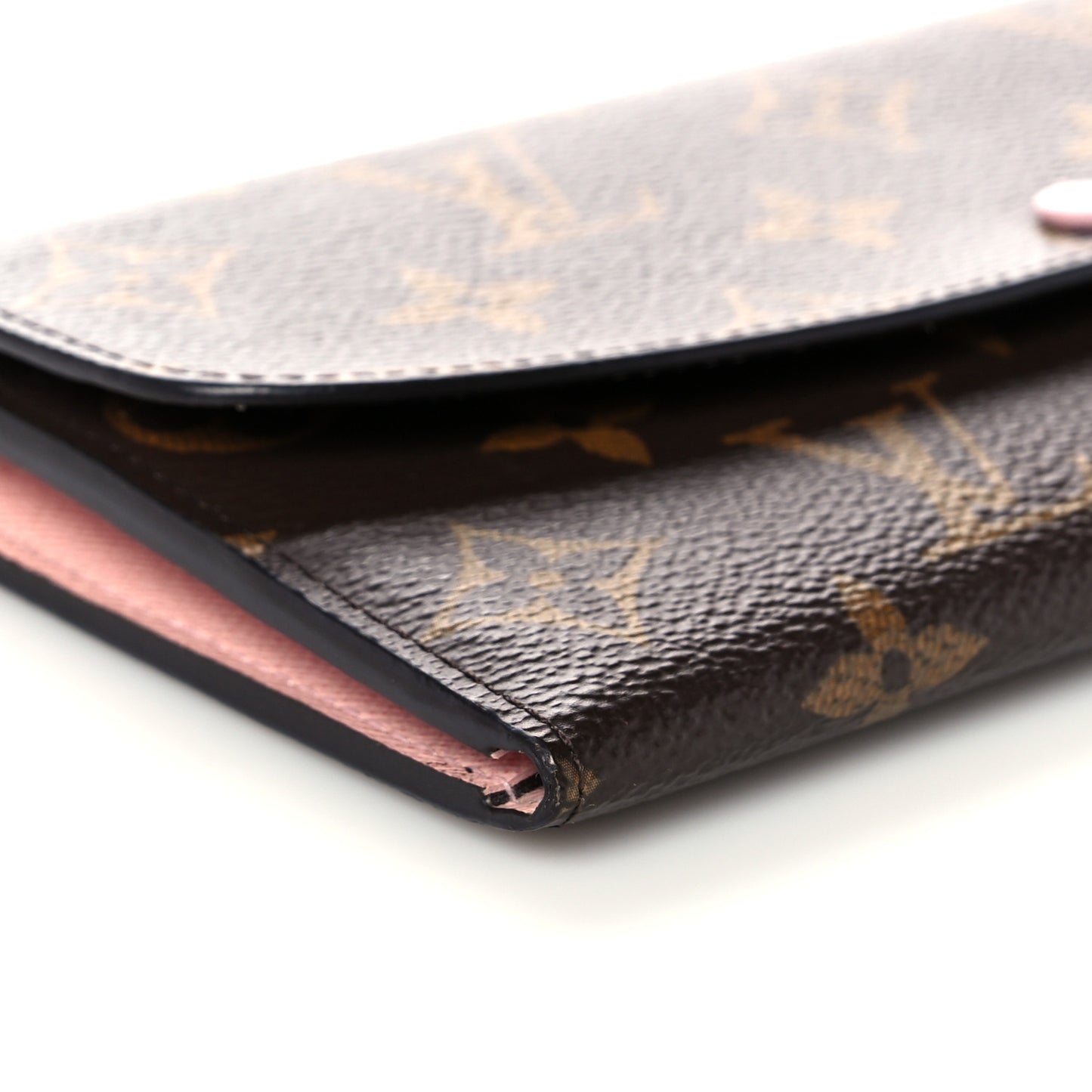 Monogram Emilie Wallet Rose Ballerine