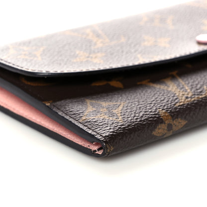 Louis Vuitton Monogram Emilie Wallet Rose Ballerine 8 of 14
