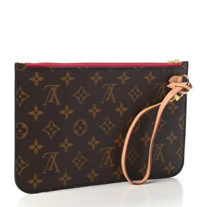 Louis Vuitton Monogram Neverfull MM GM Pochette Pivoine 2 of 4