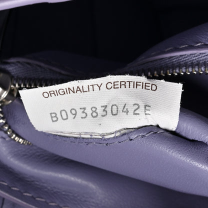 Bottega Veneta Lambskin Maxi Intreccio Padded Chain Cassette Crossbody Bag Lavender 7 of 12