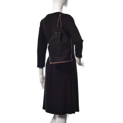 Hermes Toile Sac Polochon Black 2 of 12