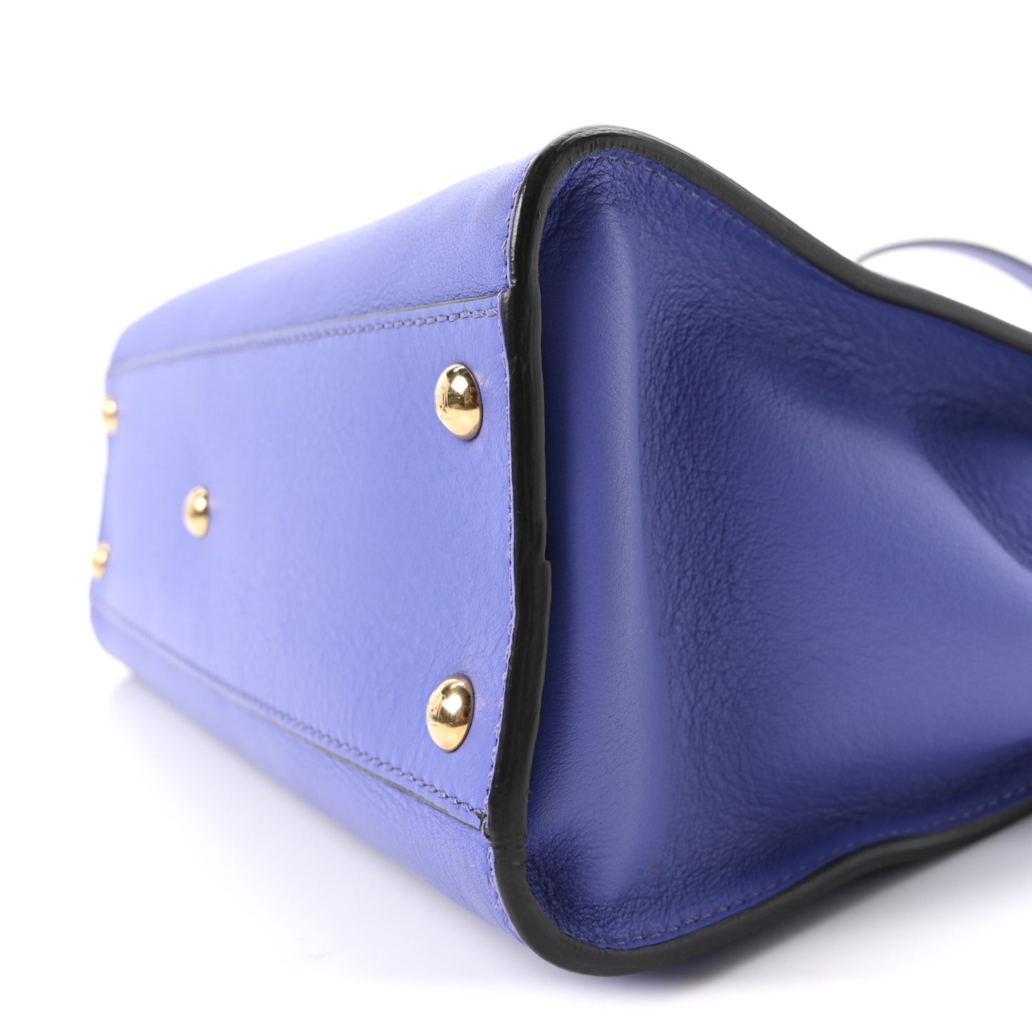 Vitello Seta Medium Peekaboo Iconic Satchel Viola Cassis