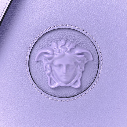 Versace Calfskin La Medusa Round Camera Bag Lilac 9 of 10