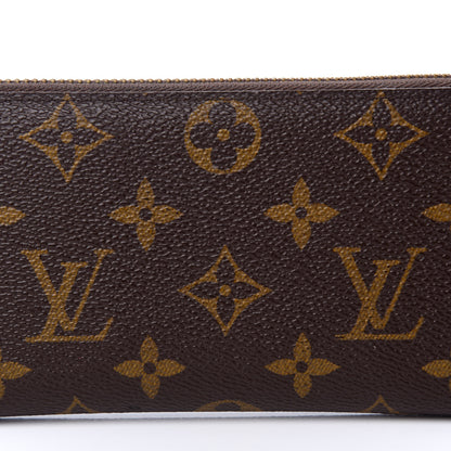 Louis Vuitton Monogram Clemence Wallet Fuchsia 8 of 9