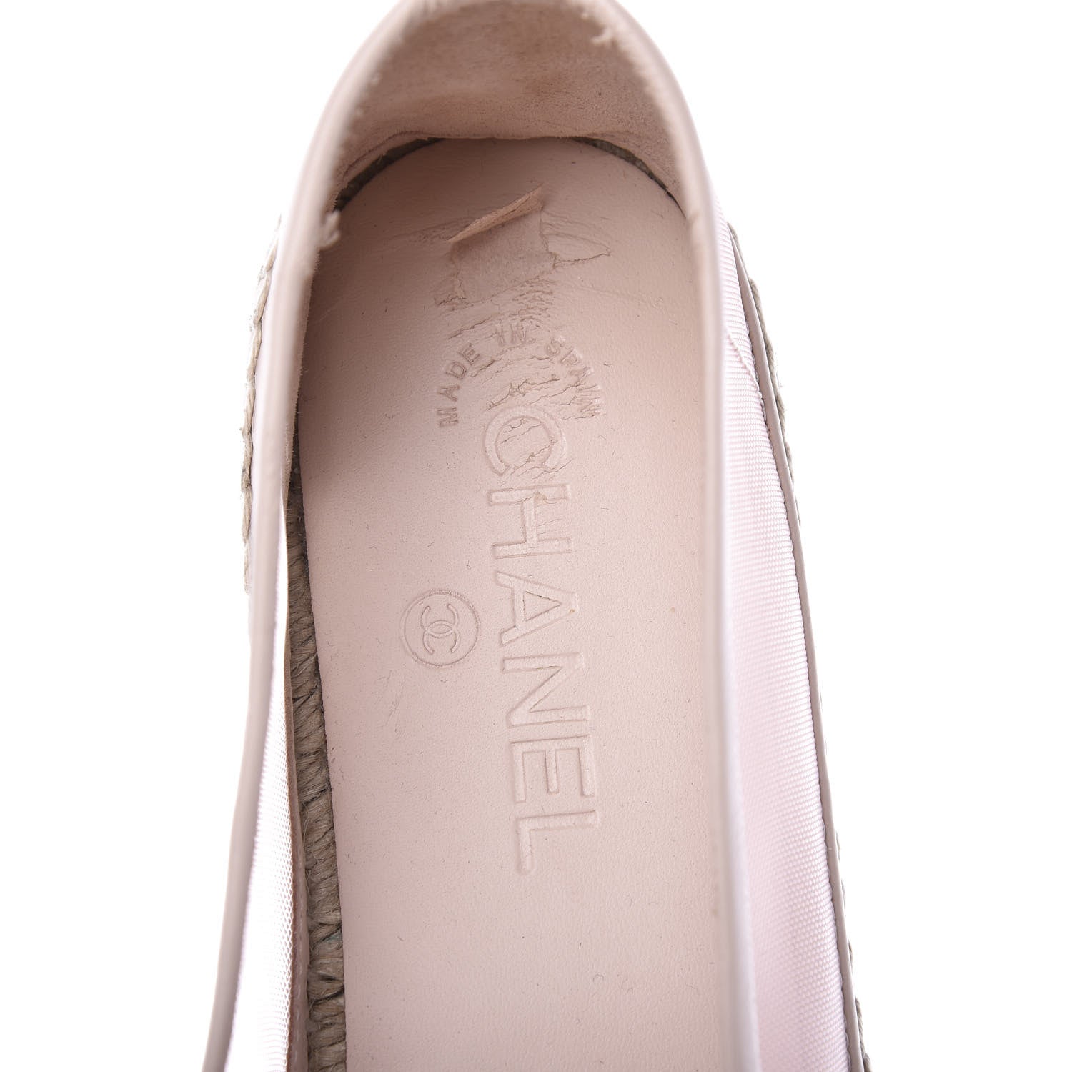 Chanel Mesh Grosgrain CC Espadrilles 42 Pink 8 of 11