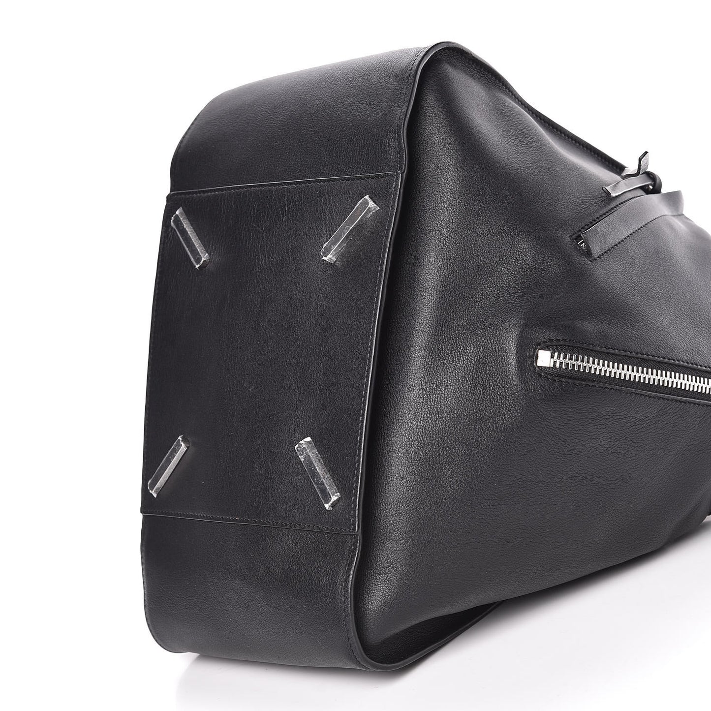 Calfskin Medium Hammock Shoulder Bag Black