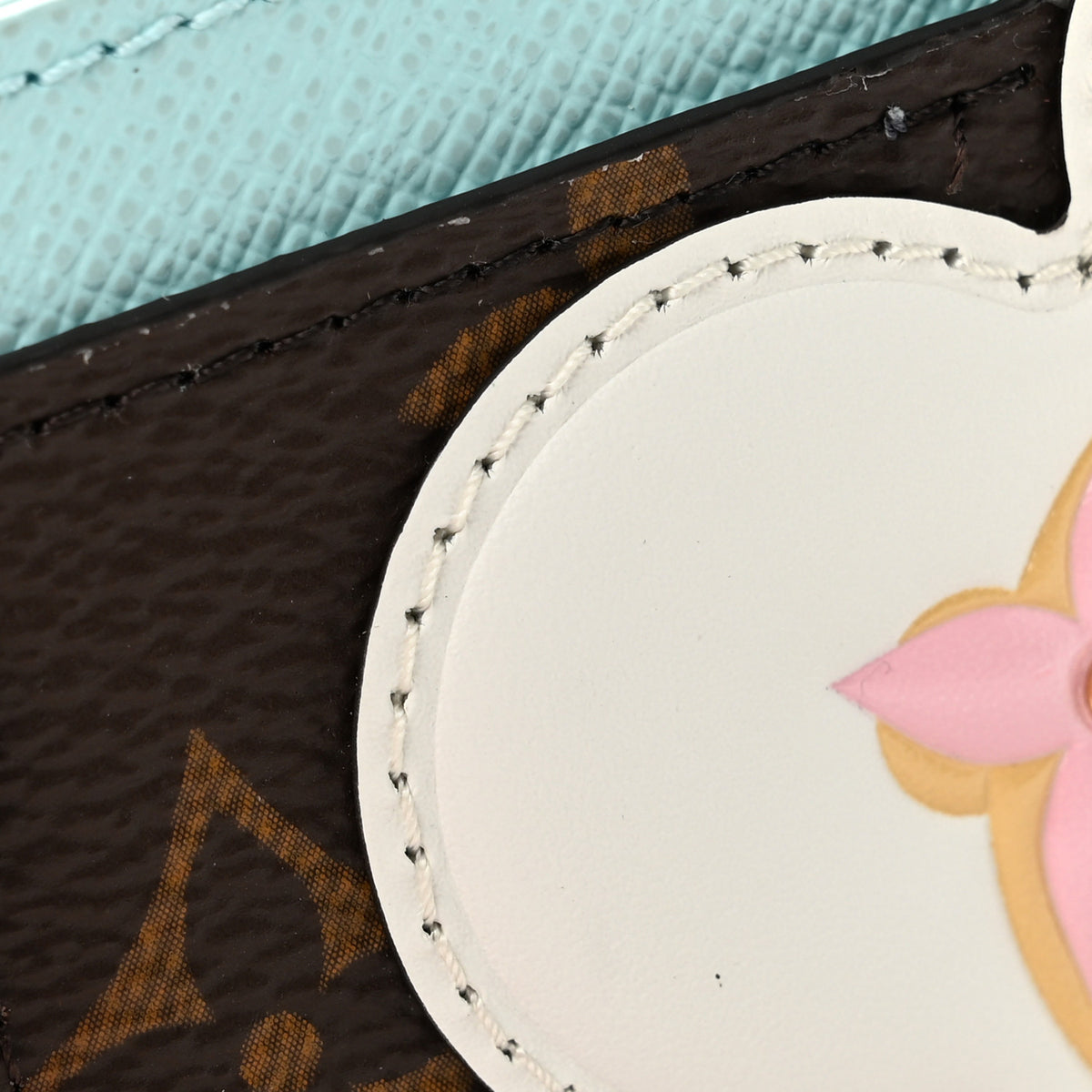 Monogram Vivienne Card Holder Animation Blue