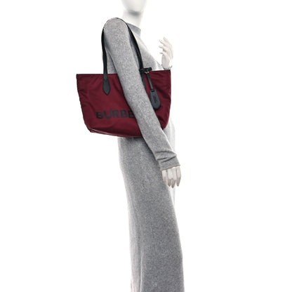 Burberry Nylon Logo Small Ardwell Tote Dark Red 2 of 9