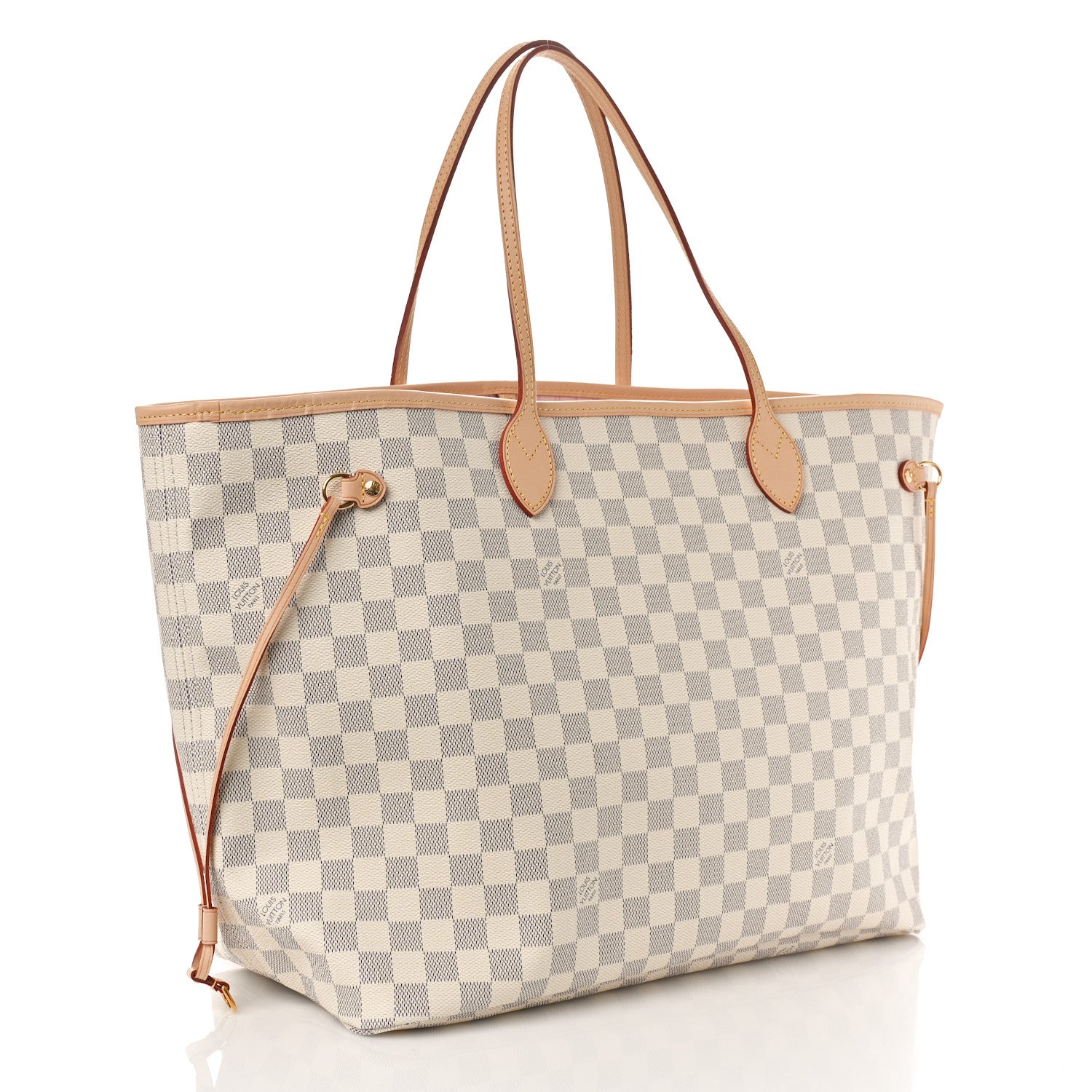 Louis Vuitton Damier Azur Neo Neverfull GM Rose Ballerine 4 of 9