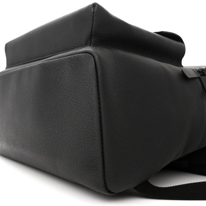 Louis Vuitton Grained Calfskin Aerogram Takeoff Backpack Black 9 of 9