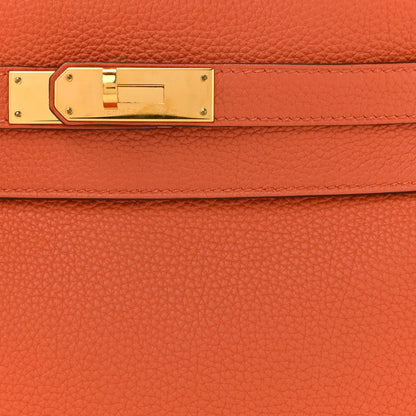 Hermes Togo Kelly Retourne 28 Terre Battue 8 of 12