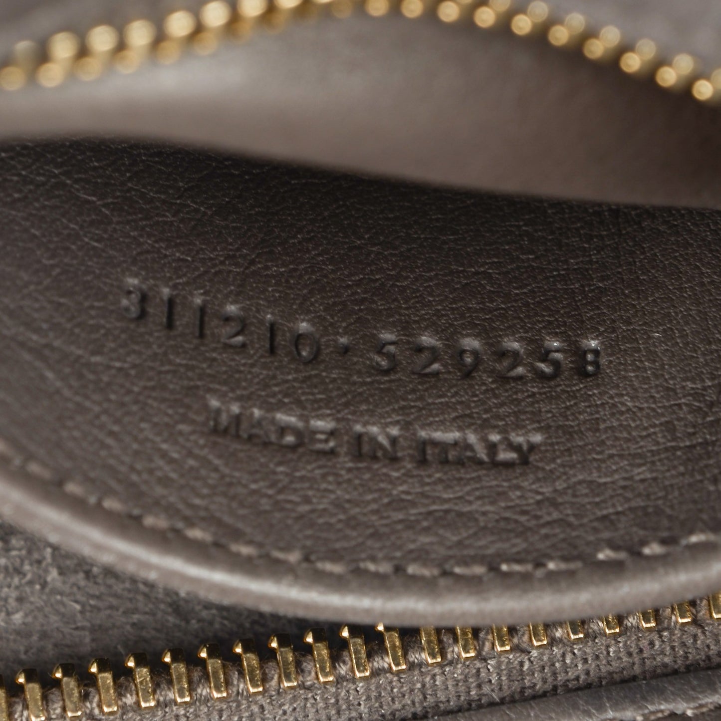 Calfskin Small Classic Y Cabas Grey