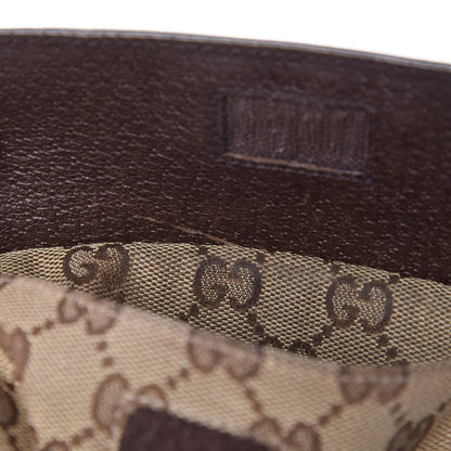 Gucci Monogram Web Belt Bag Dark Brown 9 of 15
