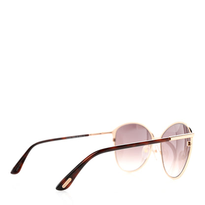 Tom Ford Penelope Vintage Round Sunglasses TF320 Brown 4 of 9