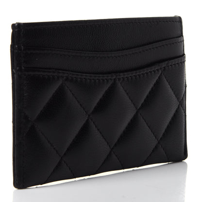 Chanel Lambskin Quilted Card Holder So Black 3 of 11