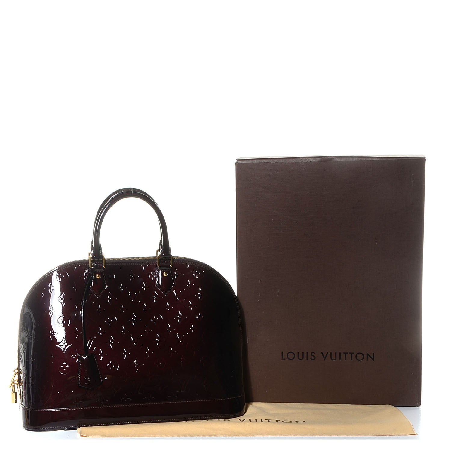 Louis Vuitton Vernis Alma GM Amarante 5 of 8