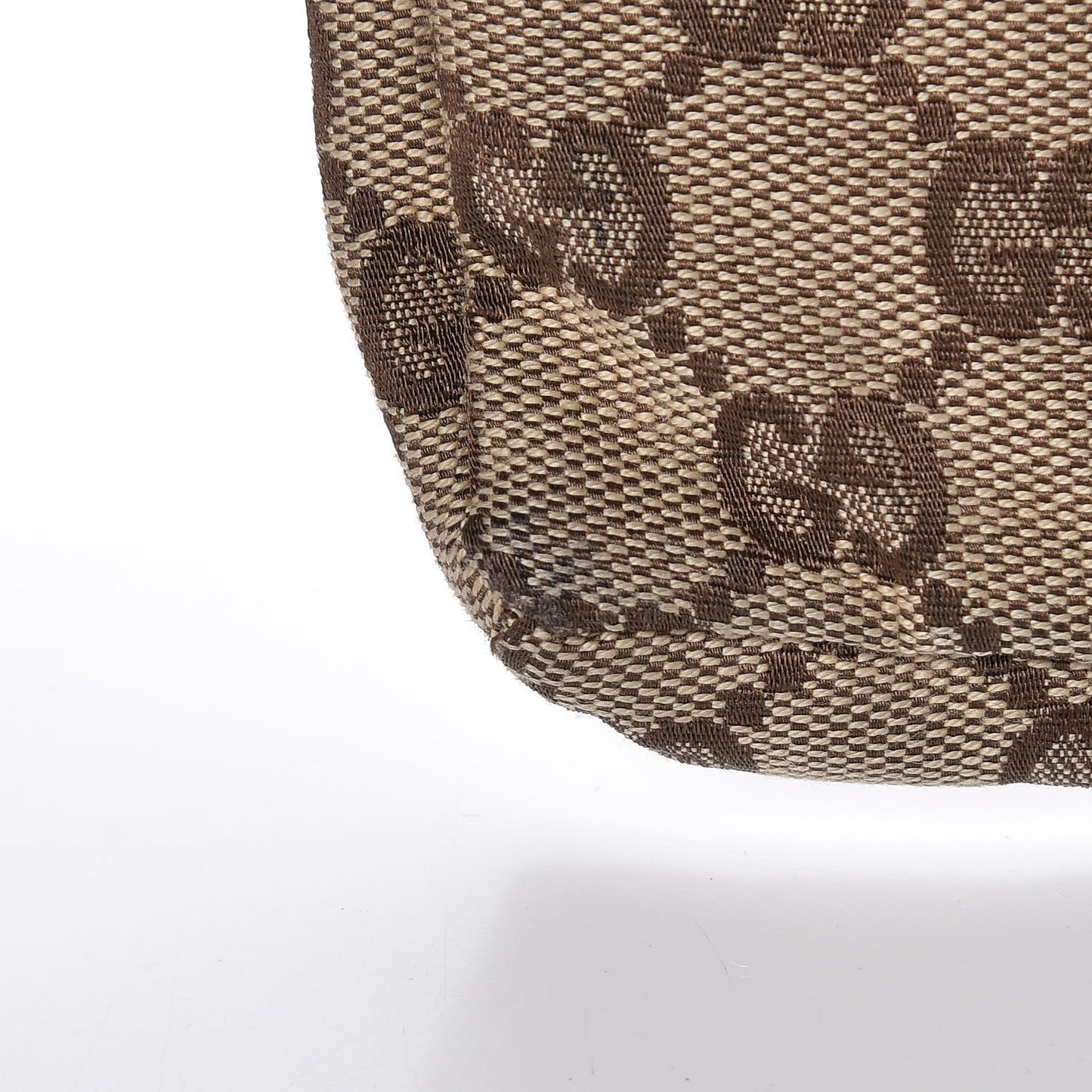 GG Monogram Double Pocket Belt Bag Brown