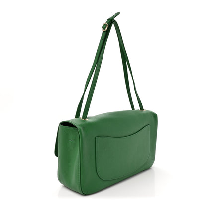 Chanel Grained Calfskin Small Souplissimo Maxi Flap Green 3 of 11