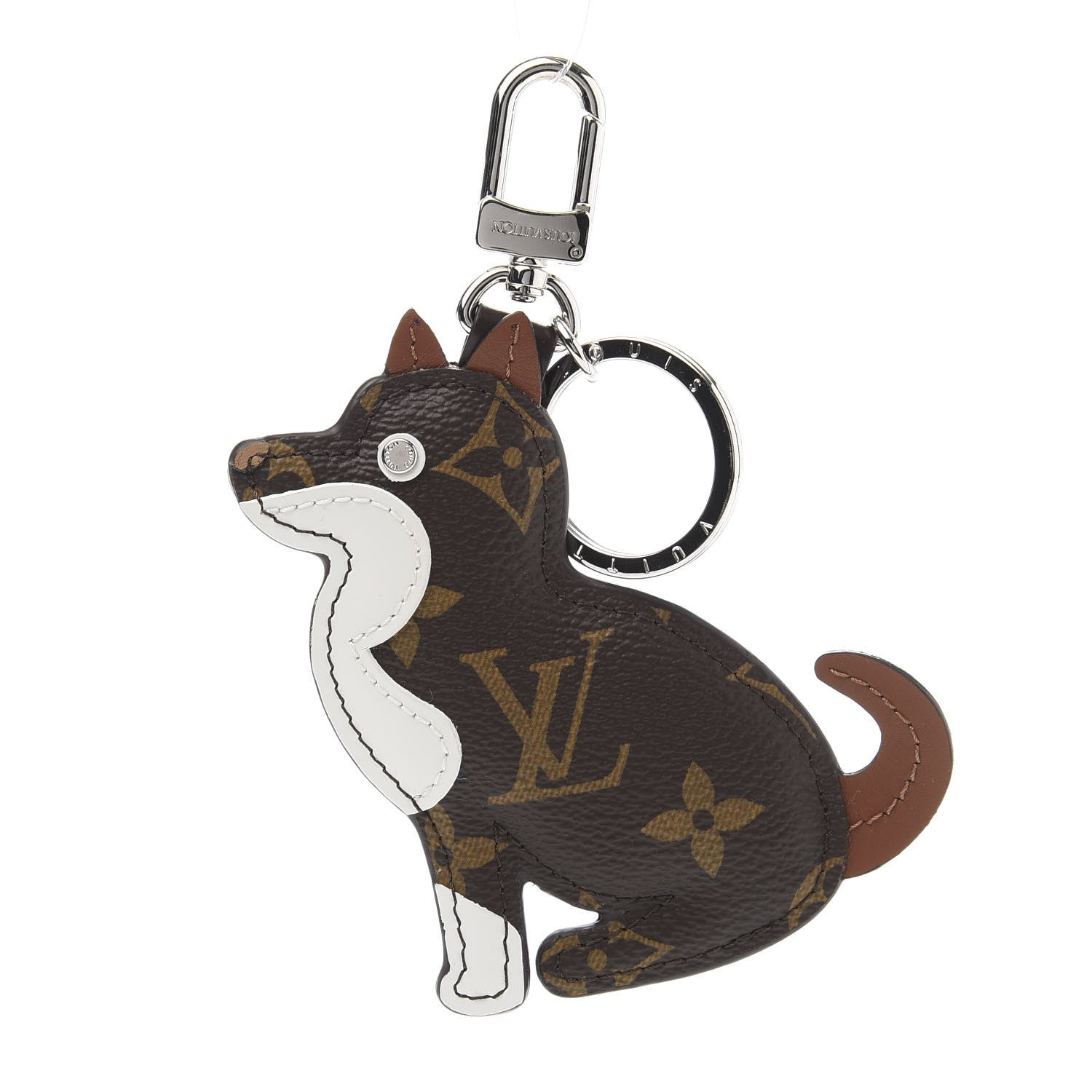 Louis Vuitton Monogram Dog Bag Charm Key Holder 1 of 4
