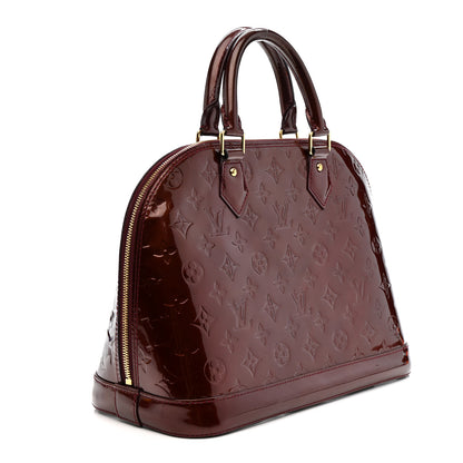 Louis Vuitton Vernis Alma PM Rouge Fauviste 3 of 15