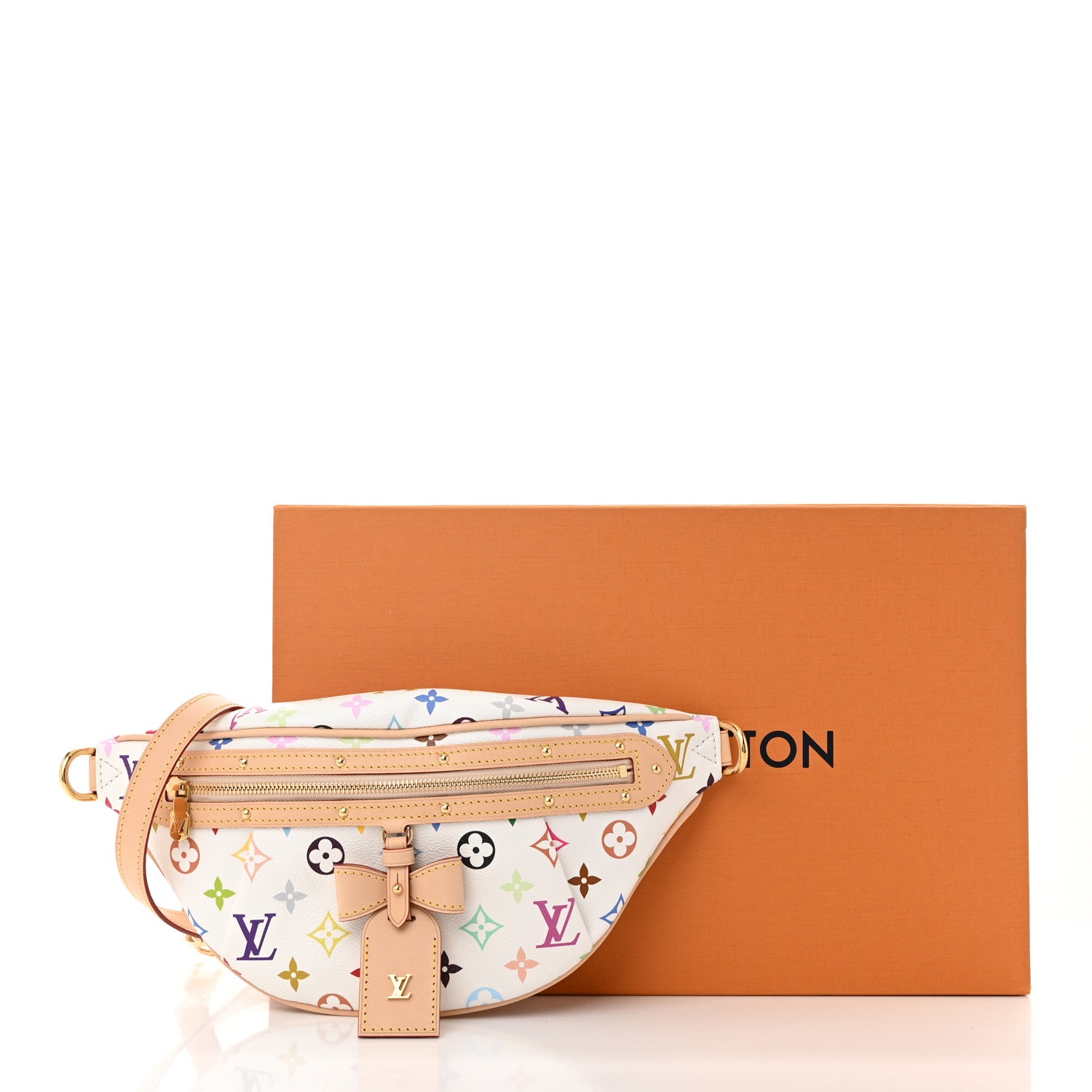 Louis Vuitton LV X TM Monogram Multicolor High Rise Bumbag White 10 of 10