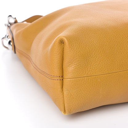 Gucci Calfskin Icon Bit Medium Hobo Yellow 8 of 14