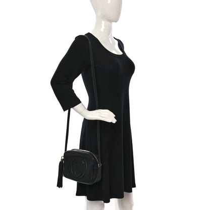 Gucci Pebbled Calfskin Small Soho Disco Bag Black 2 of 11