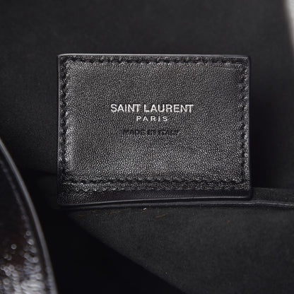 Saint Laurent Patent Calfskin Large Shopping Tote Black 7 of 9
