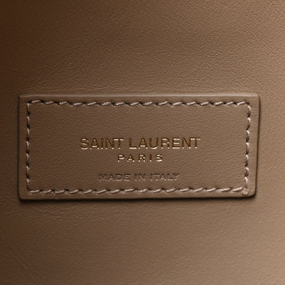 Saint Laurent Smooth Calfskin Large Le 5 A 7 Soft Hobo Dark Beige 6 of 9
