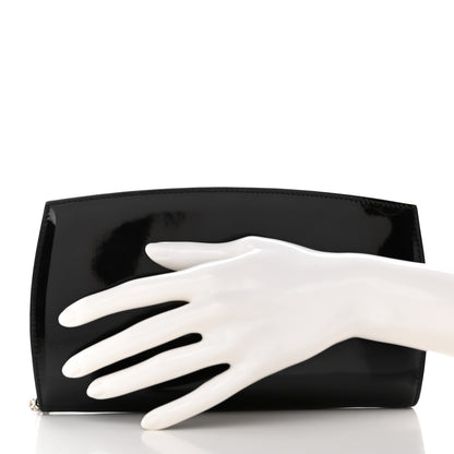 Chanel Patent Trousse Maquil Wallet Black 2 of 11