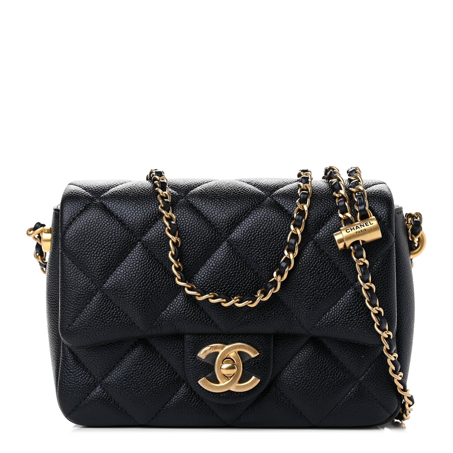 Chanel Iridescent Caviar Quilted Mini My Perfect Flap Black 1 of 9
