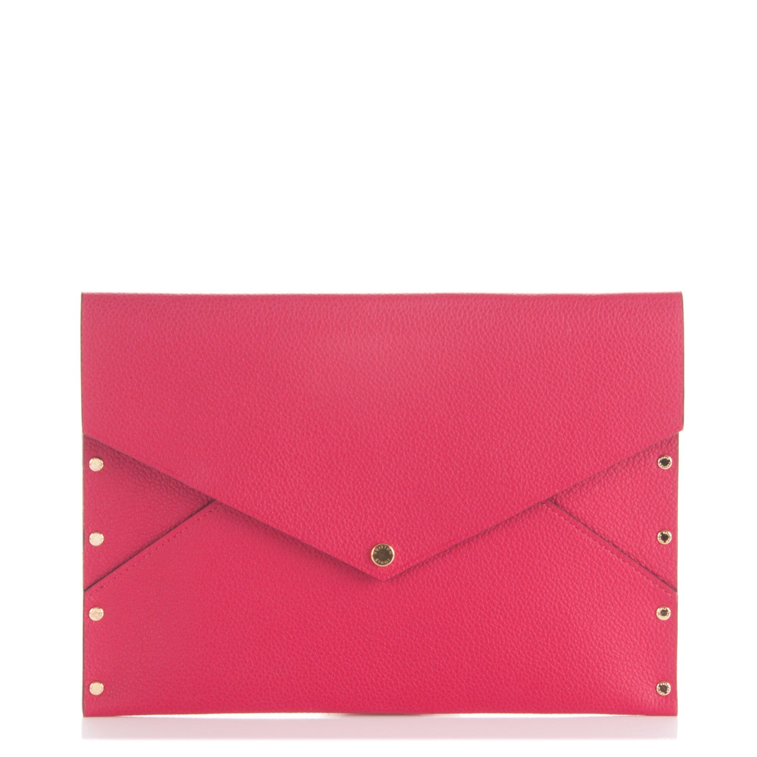 Louis Vuitton Cuir Rivets Enveloppe Fuchsia 1 of 7