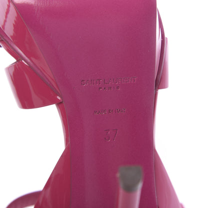 Saint Laurent Patent Tribute 75 Platform Sandals 37 Bubblegum 7 of 10